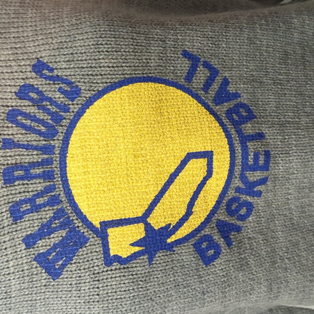 NWT Touch by Alyssa Milano Warriors NBA Sweater, Size Small - Picture 4 of 14